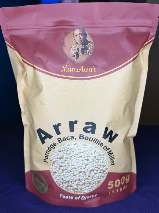 Arraw (millet granules), Taste of Djolof, 500g